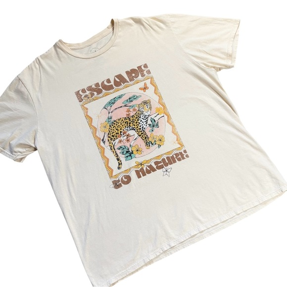 Pac Sun PS / LA Escape To Nature Oversized T-Shirt, OSFM - Picture 3 of 7